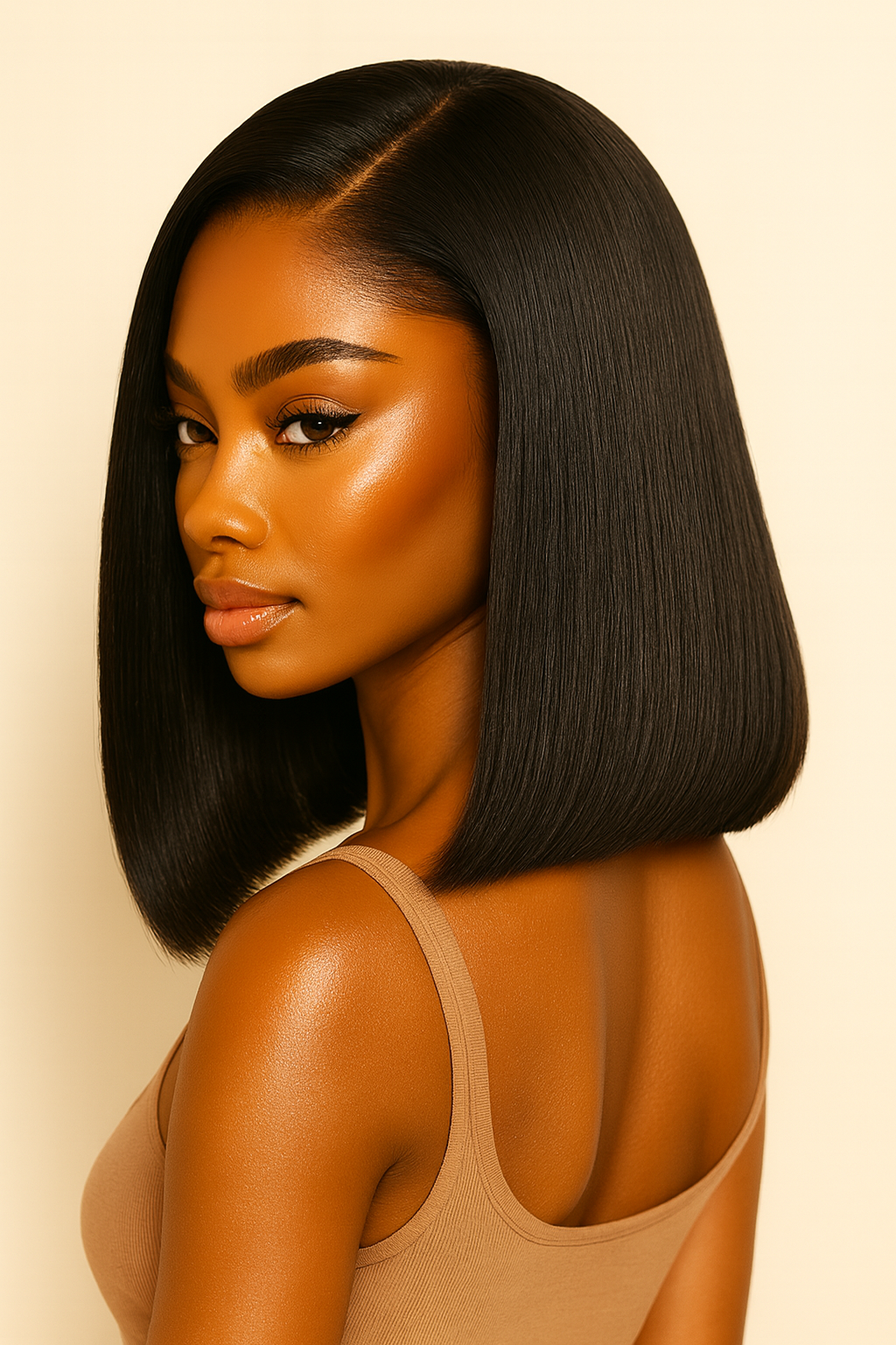 Human Hair Bob Wig, Glueless Wear-and-Go HD Lace Front