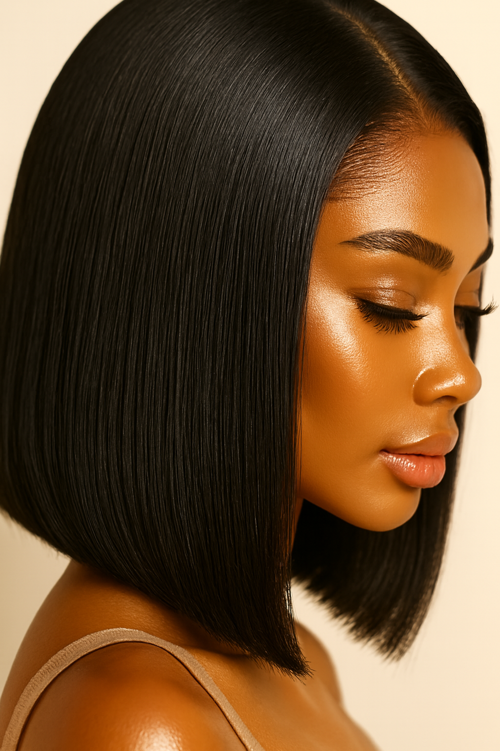 Human Hair Bob Wig, Glueless Wear-and-Go HD Lace Front