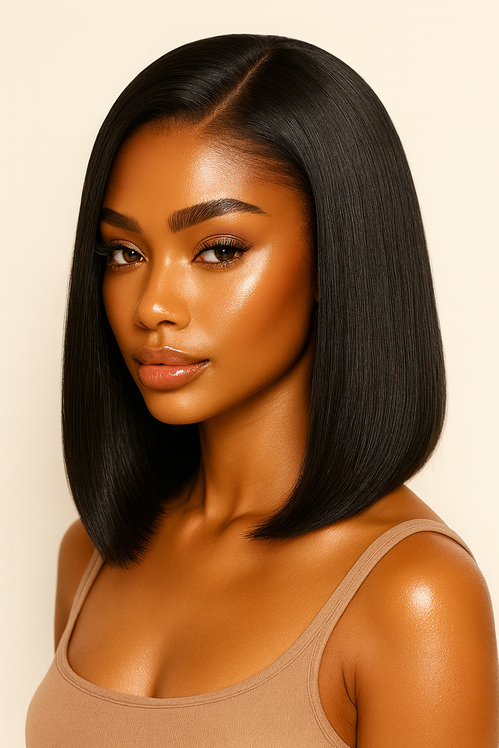 Human Hair Bob Wig, Glueless Wear-and-Go HD Lace Front