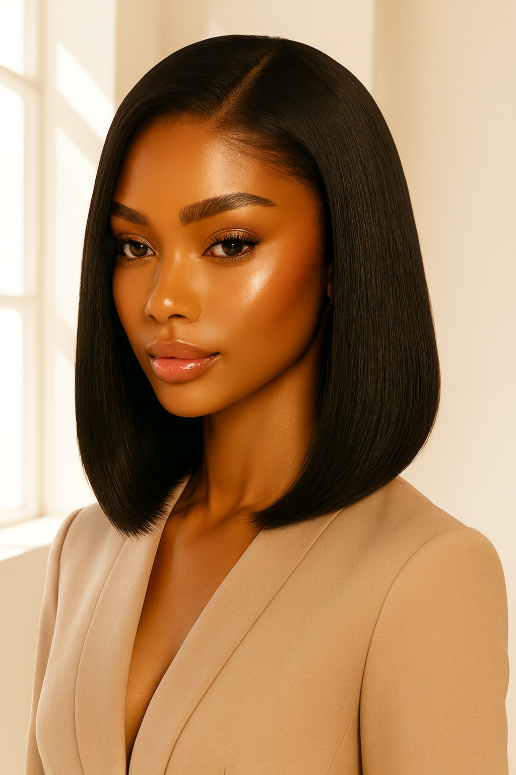 Human Hair Bob Wig, Glueless Wear-and-Go HD Lace Front