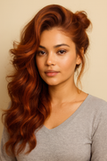 Model wearing the Highlight Body Wave Human Hair Wig by Hair Labs