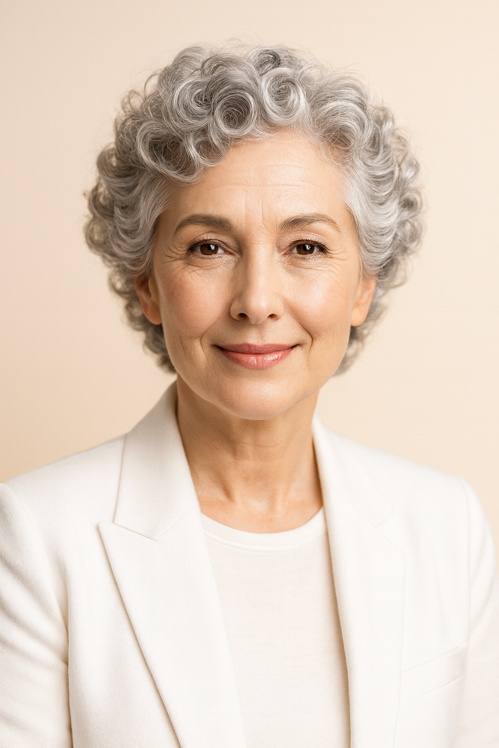 Salt and Pepper Grey Curly Pixie Wig for Older Women, Short Human Hair Wig, Glueless HD Lace Front