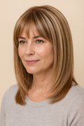 Dark Brown Mono Top Hair Topper, Human Hair