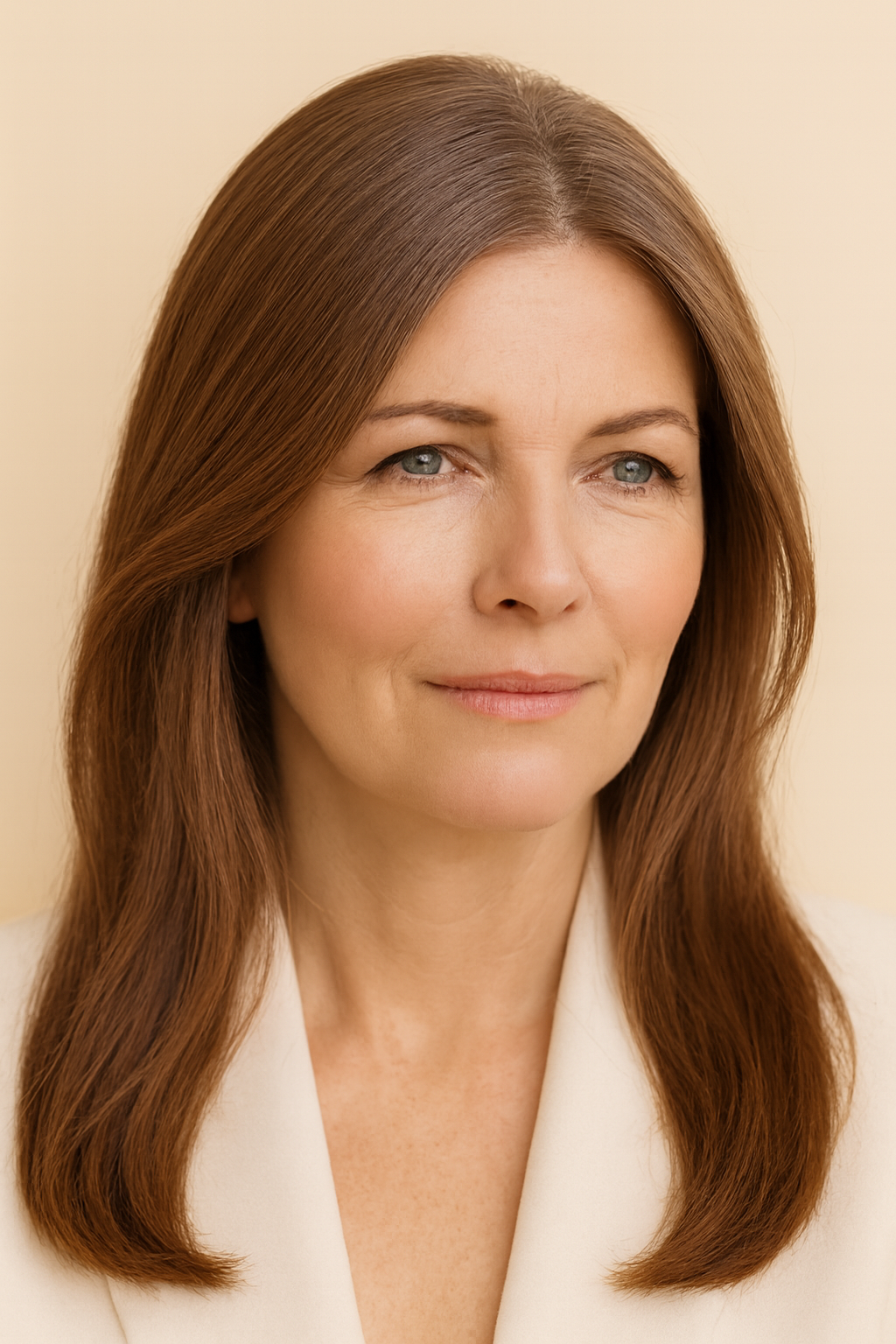 Warm Brown Highlight Hair Topper, Human Hair