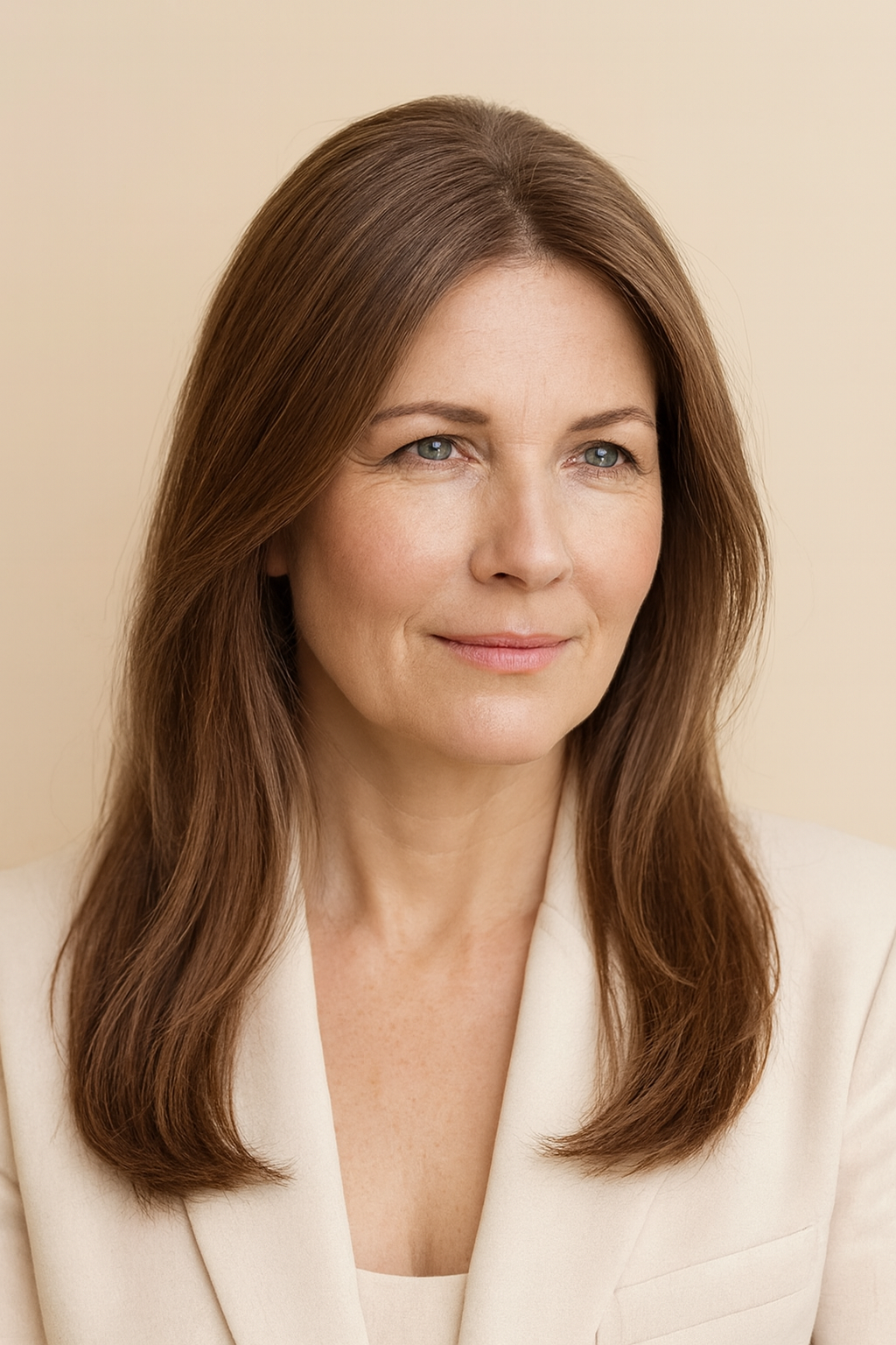 Warm Brown Highlight Hair Topper, Human Hair
