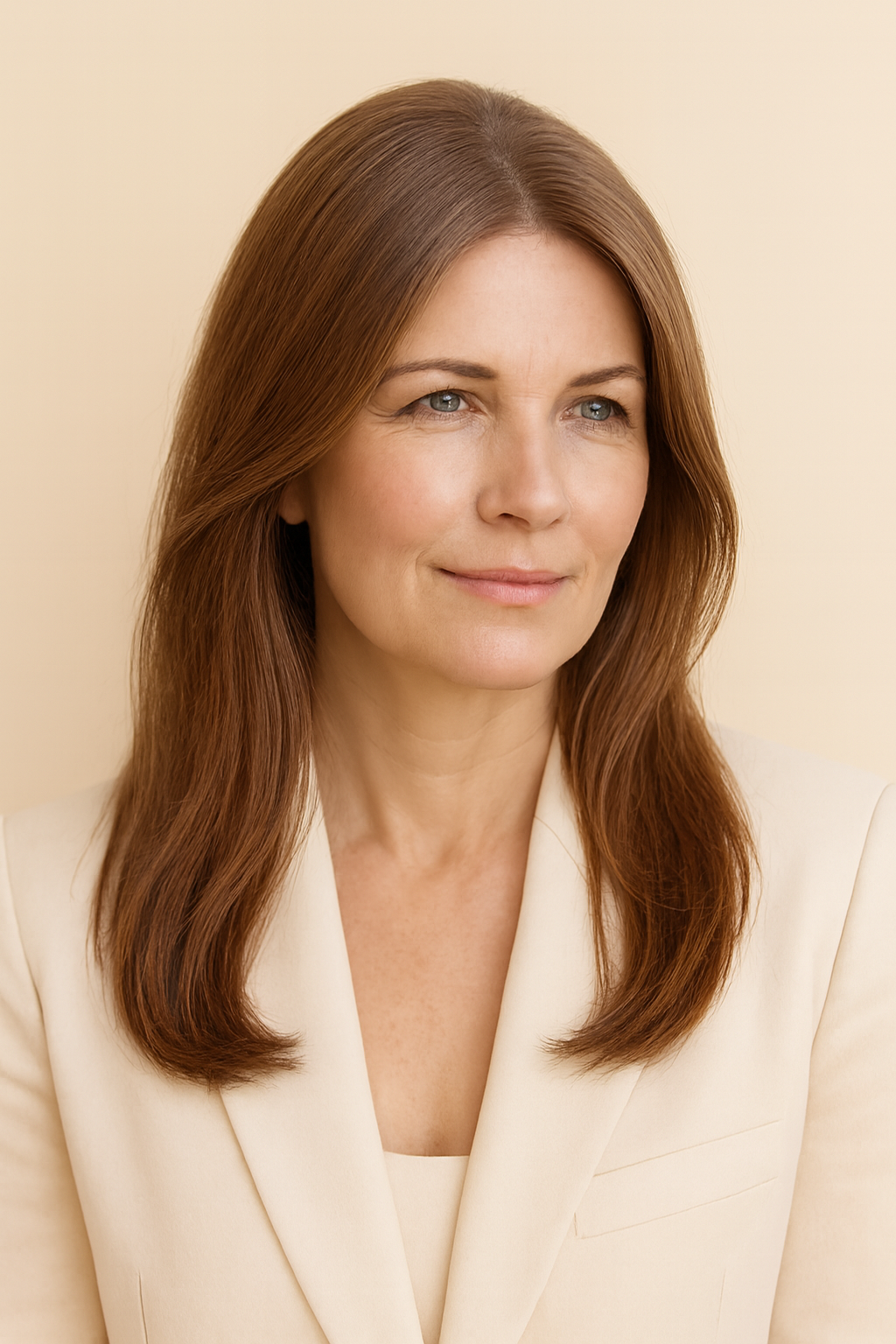Warm Brown Highlight Hair Topper, Human Hair