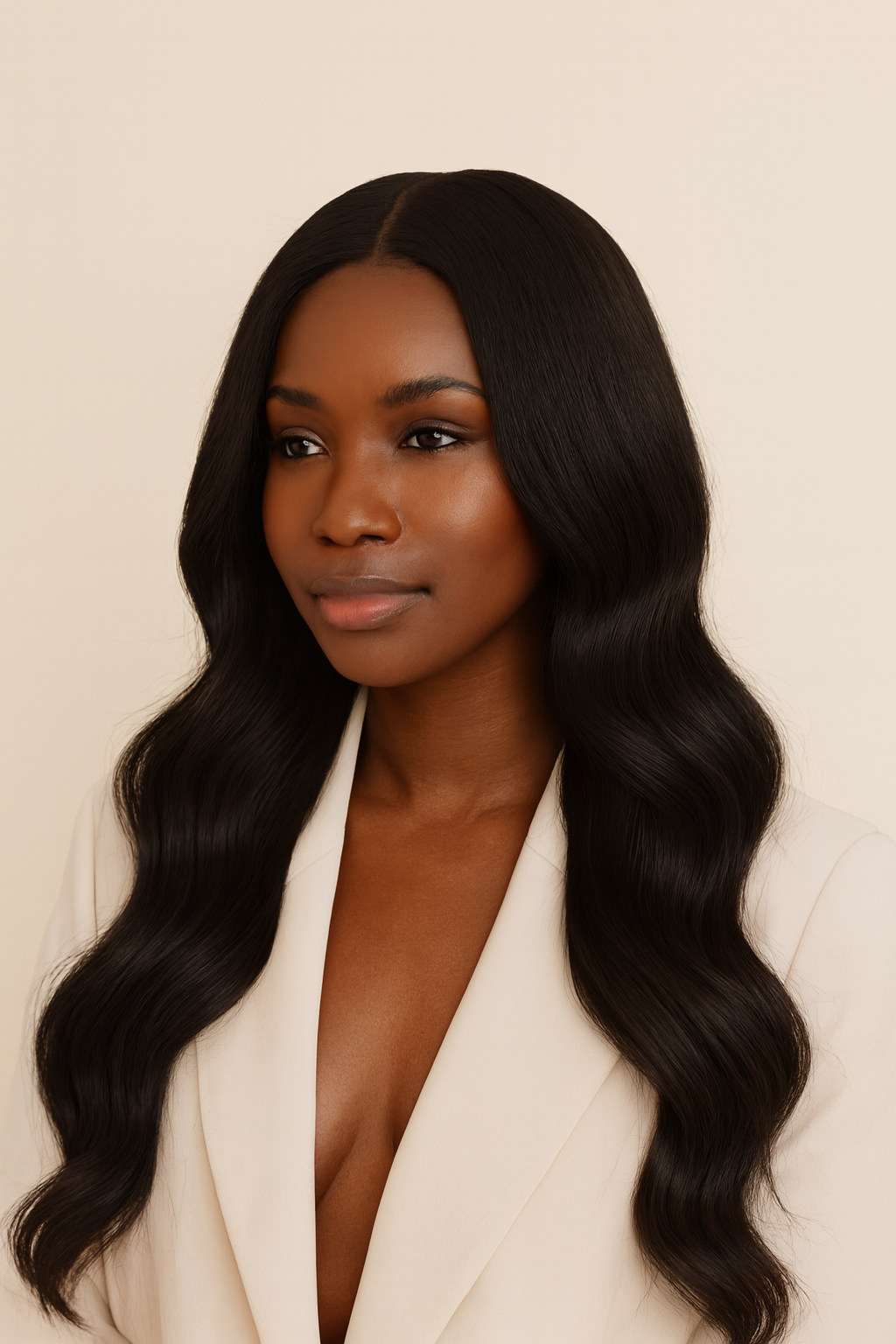 Body Wave V-Part Wig, Human Hair