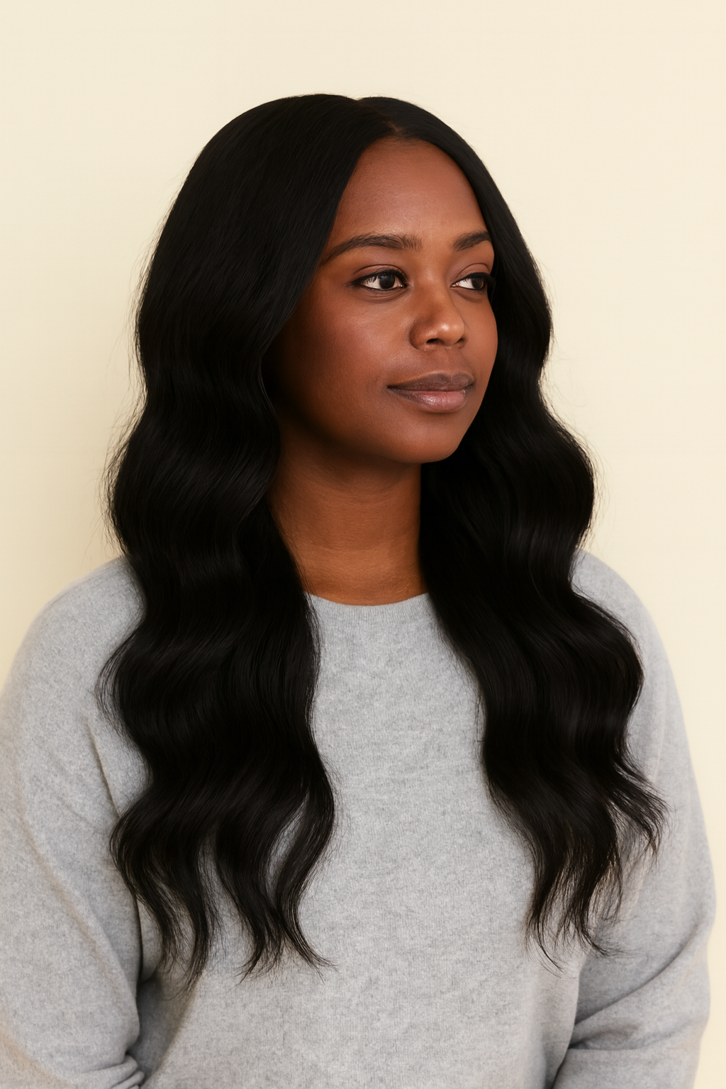 Body Wave U-Part Wig, Human Hair