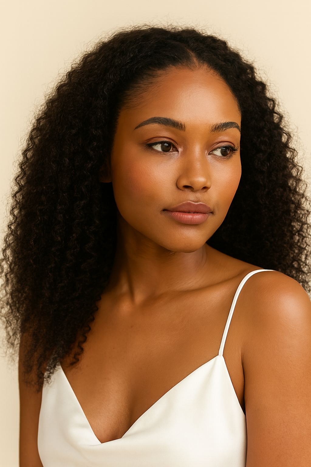 Kinky Curly Headband Wig, Human Hair