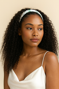 Kinky Curly Headband Wig, Human Hair