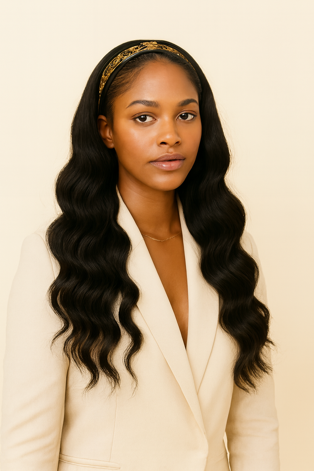 Loose Wave Headband Wig, Human Hair