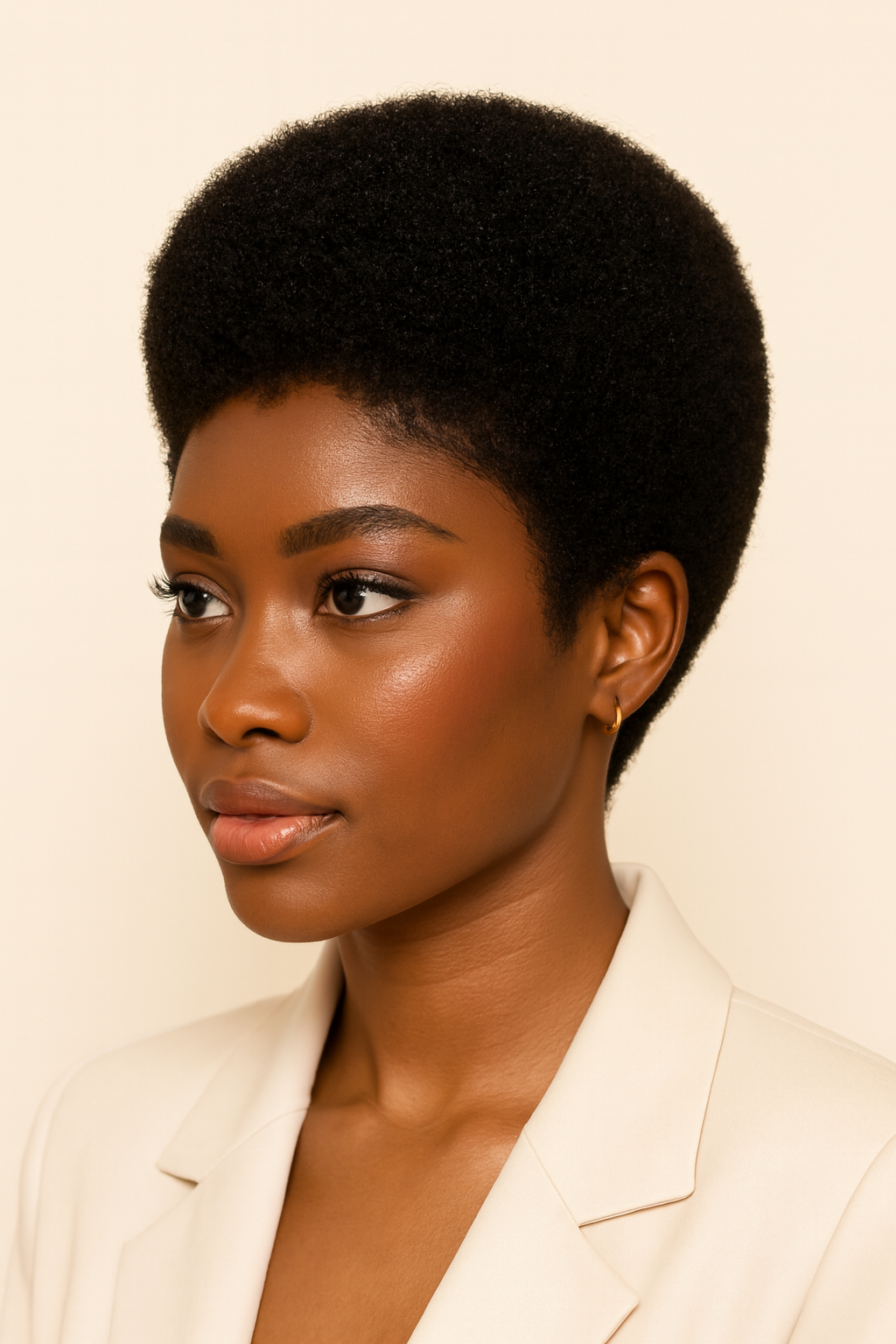 Curly Pixie Cut Wig, Human Hair