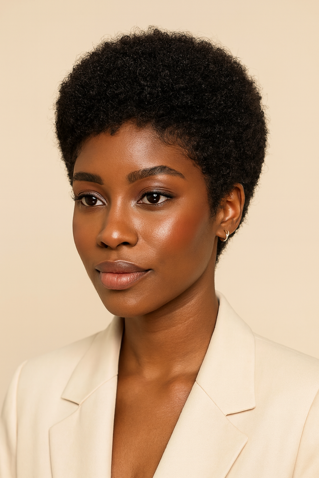 Curly Pixie Cut Wig, Human Hair