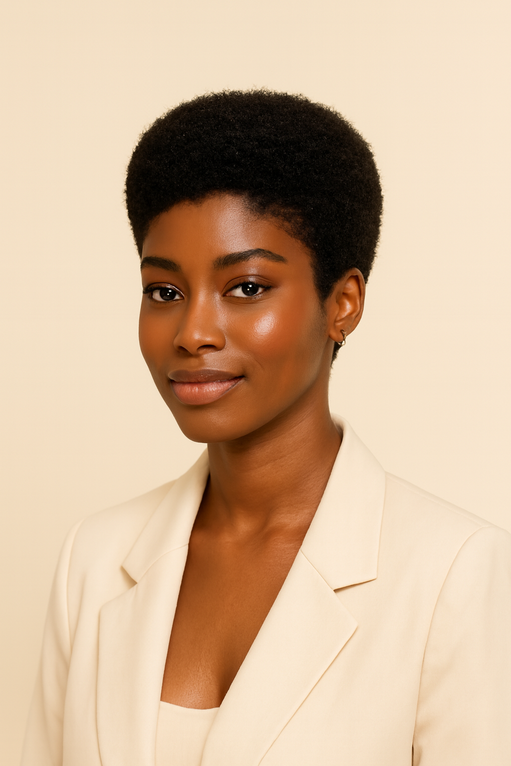 Curly Pixie Cut Wig, Human Hair